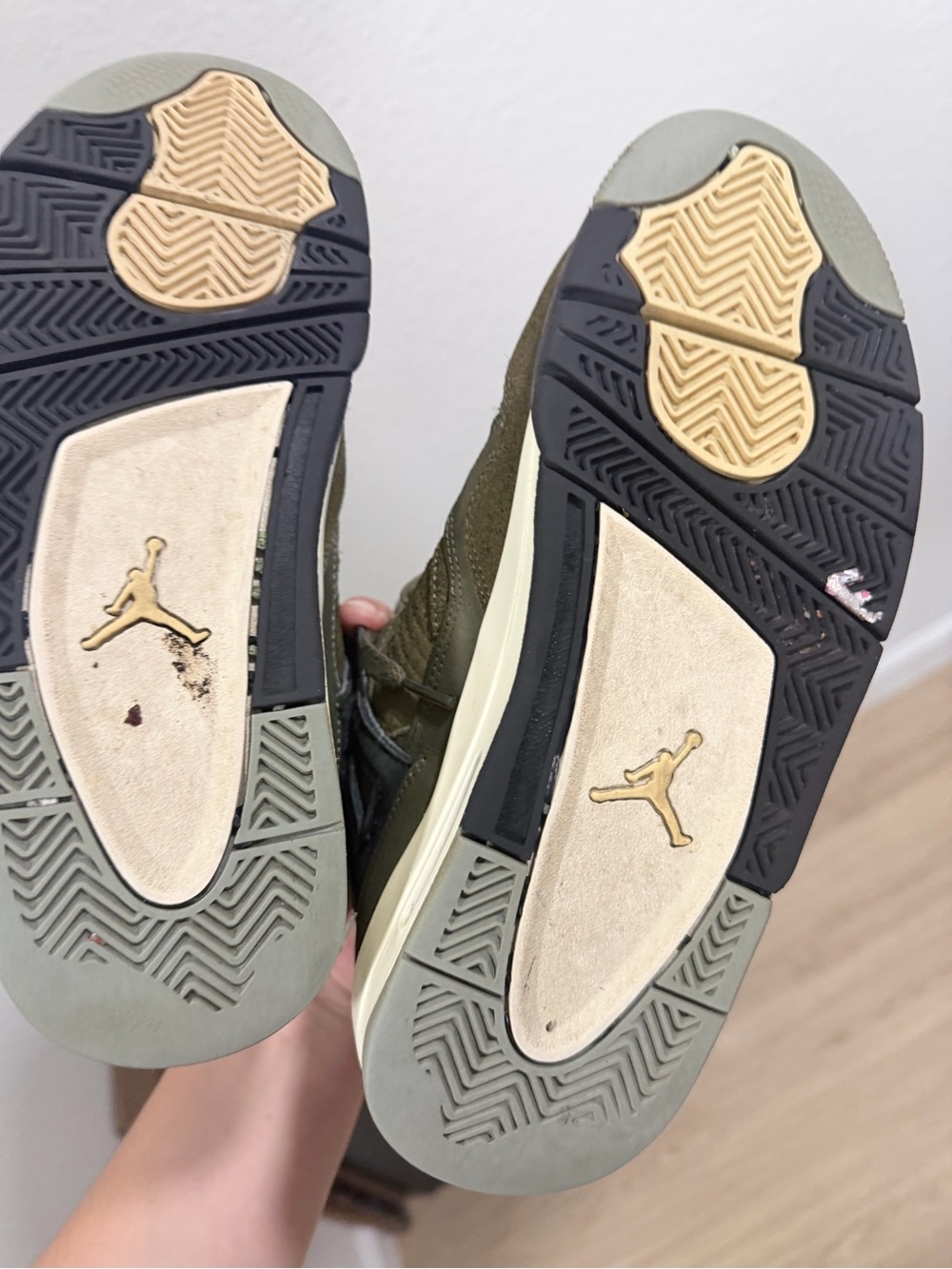 Jordan retro 4 olive green - Picture 9 of 9